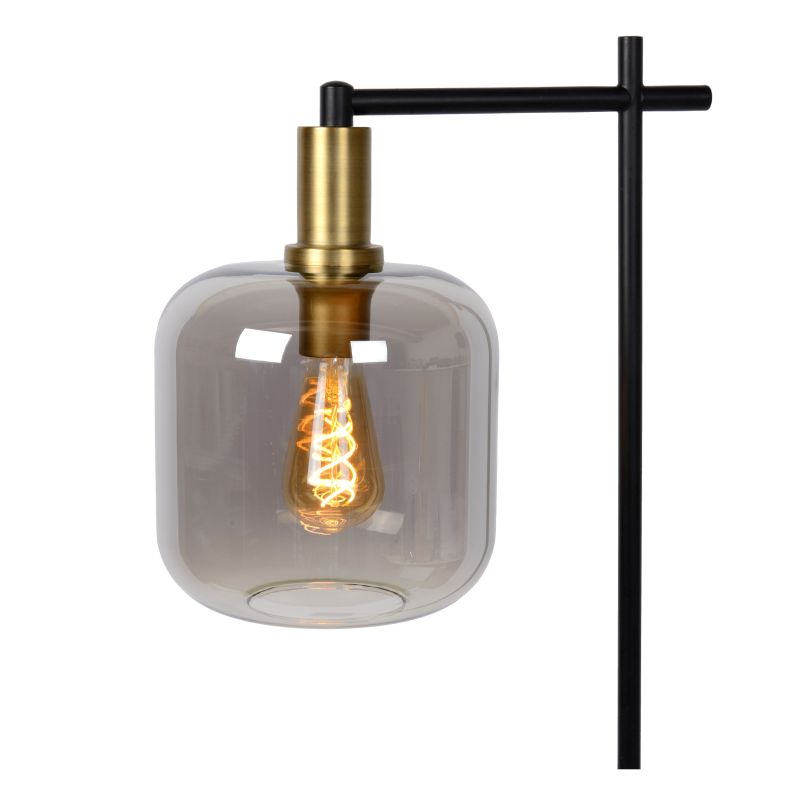 Lucide JOANET - Stojacia lampa - 1xE27 - Smoke Grey